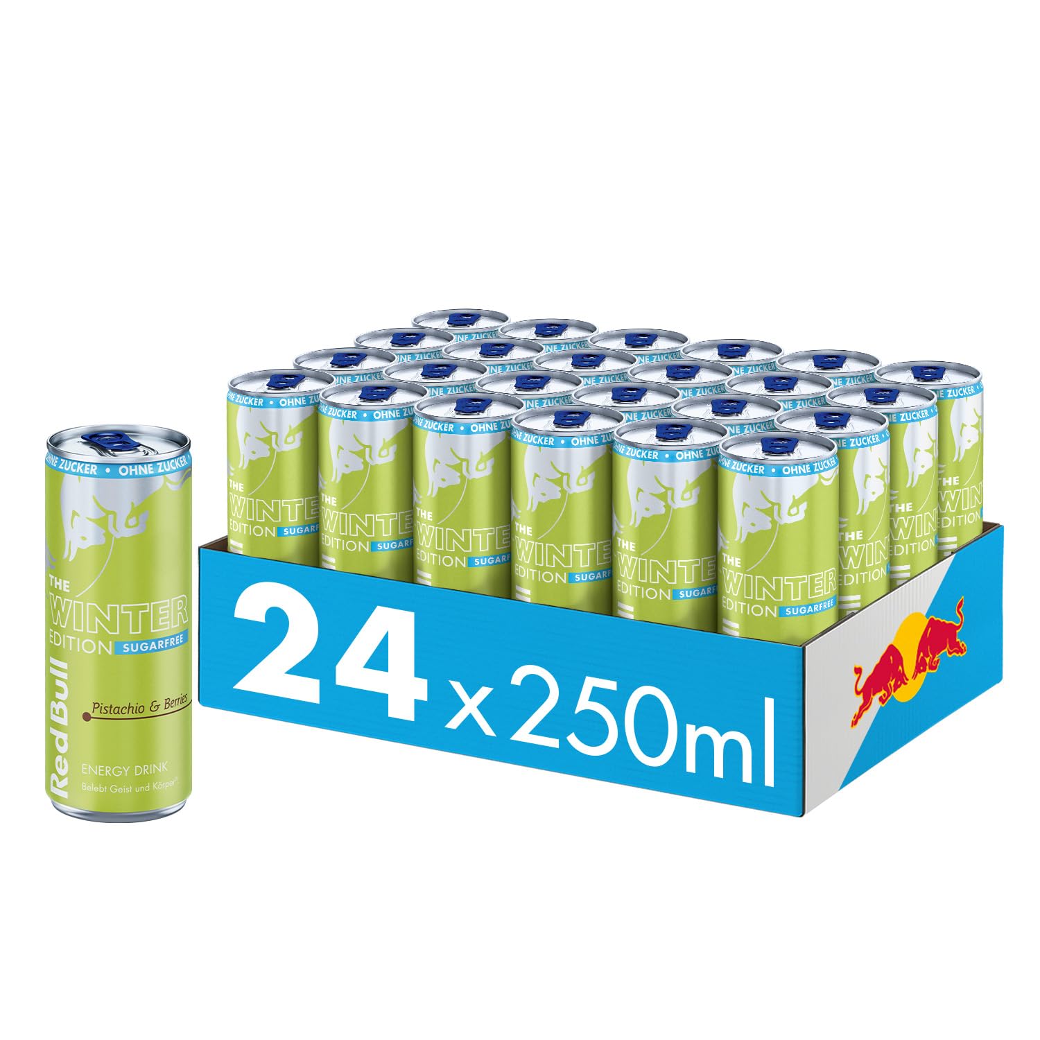 Red Bull Sugarfree Energy Drink Pistachio & Berries Winter Edition